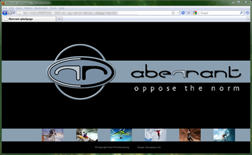 Abberant Splash Page